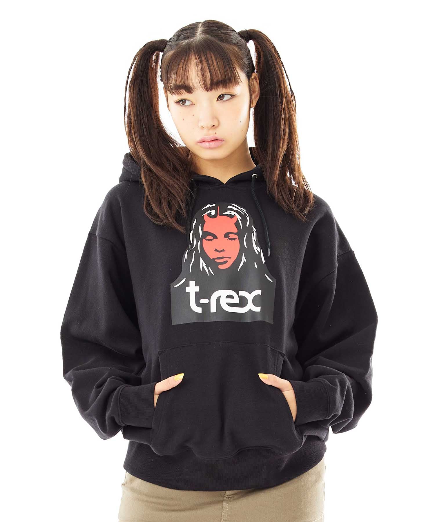 新品 X-girl × HOODIE SWEAT T-Rex トップス - cloonliffen.com