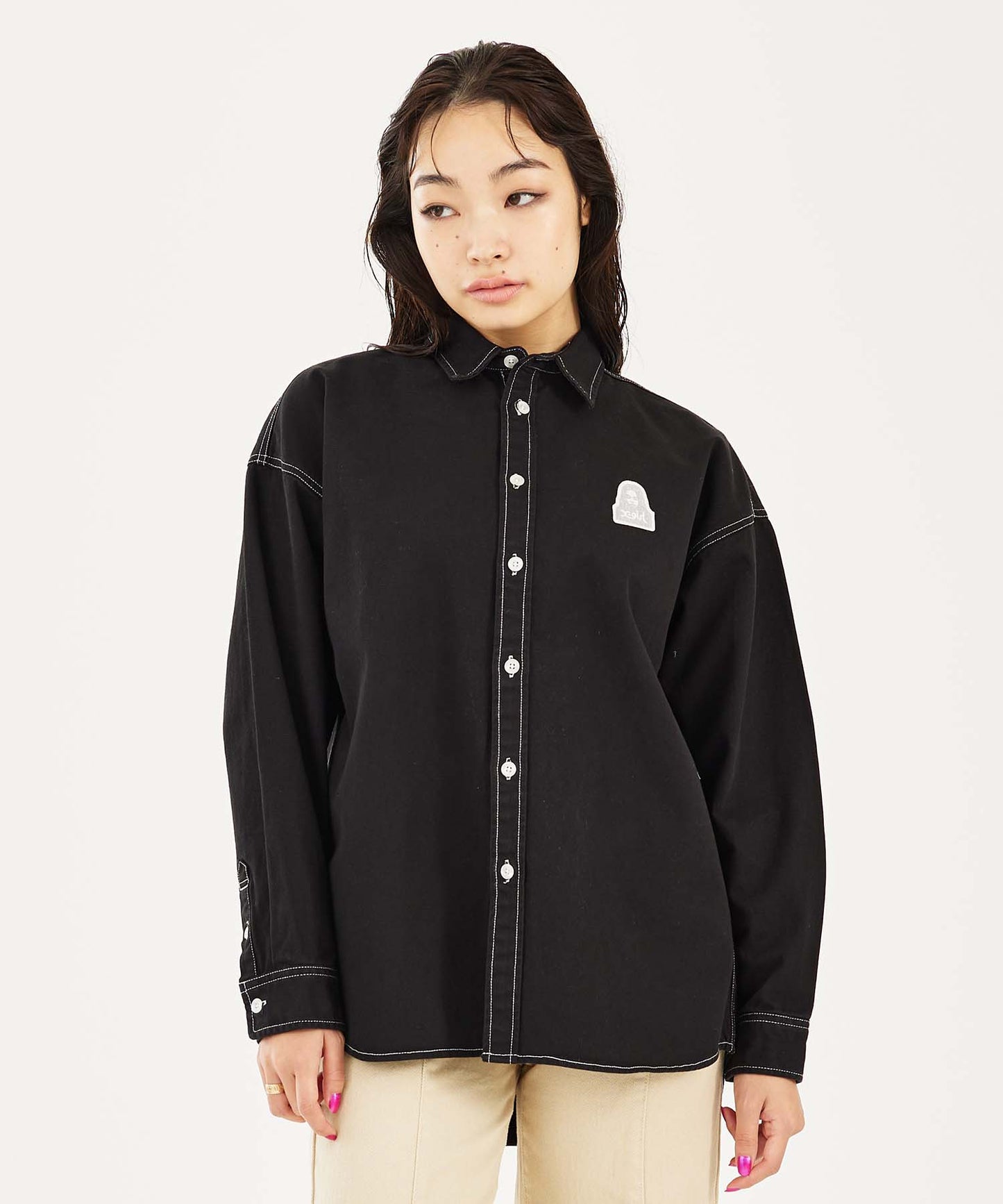 FACE EMBROIDERY SHIRT