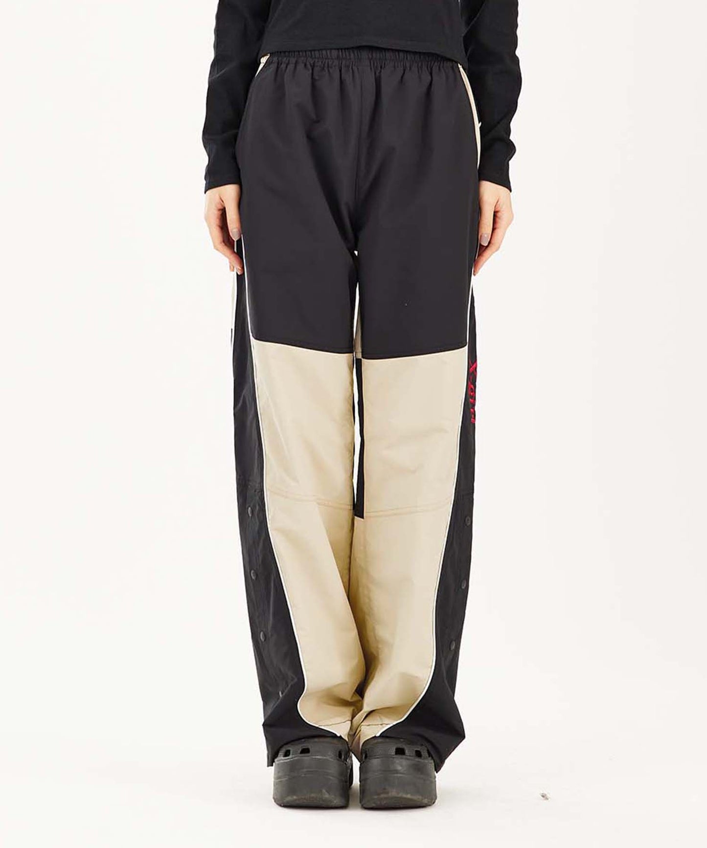 BICOLOR TRACK PANTS