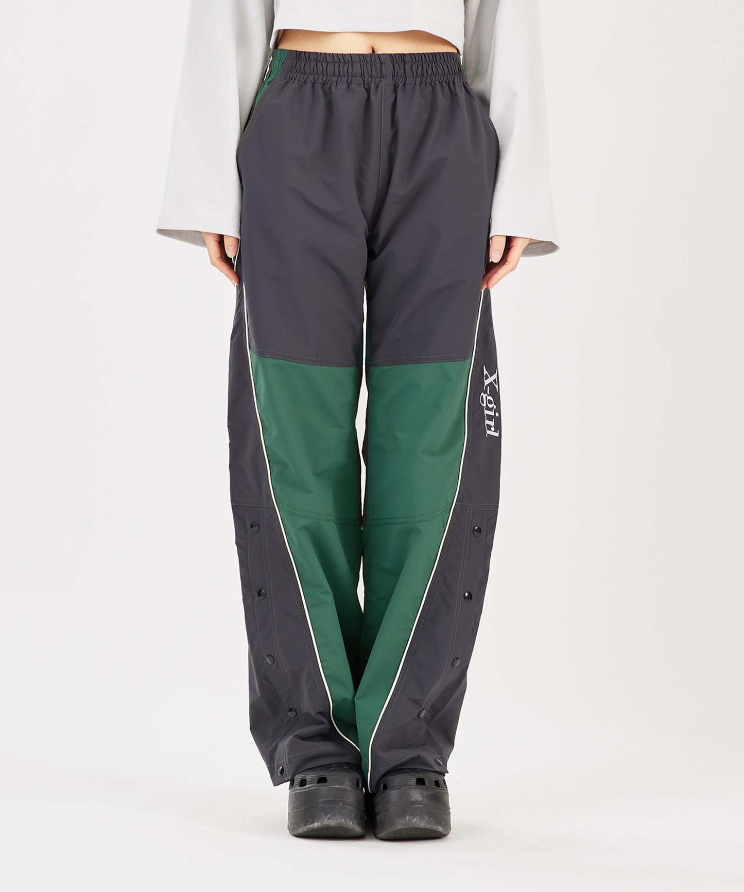 BICOLOR TRACK PANTS