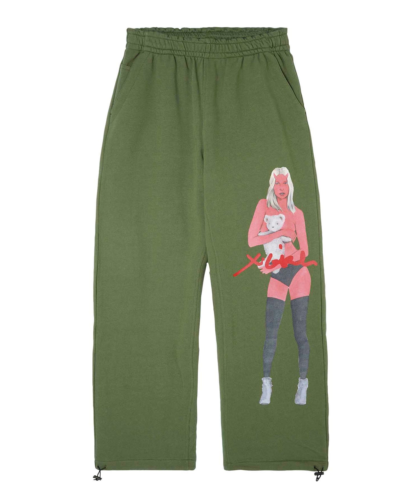 X-girl x T-REX SWEAT PANTS