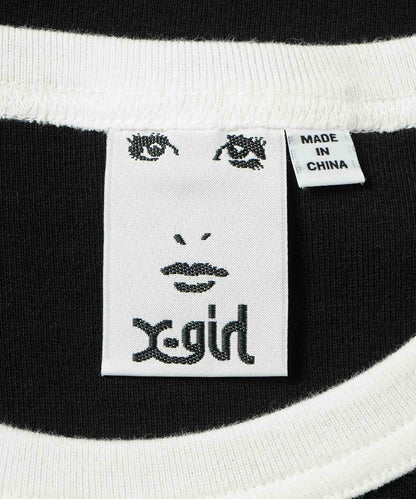 RHINESTONE LOGO S/S RAGLAN BABY TEE