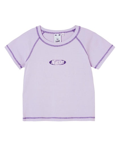 BICOLOR STITCH S/S BABY TEE