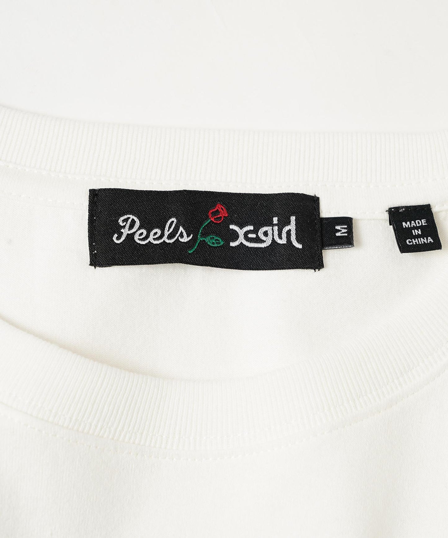 X-girl x Peels FACE S/S TEE