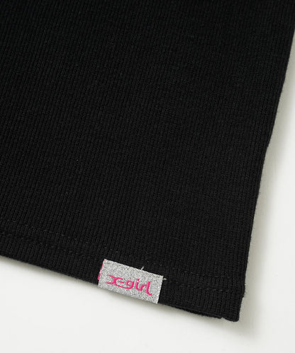 CUT OUT SHOULDER S/S TOP