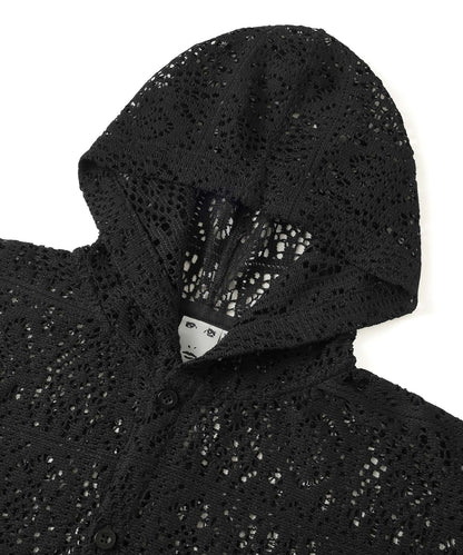 CROCHET CROPPED CARDIGAN