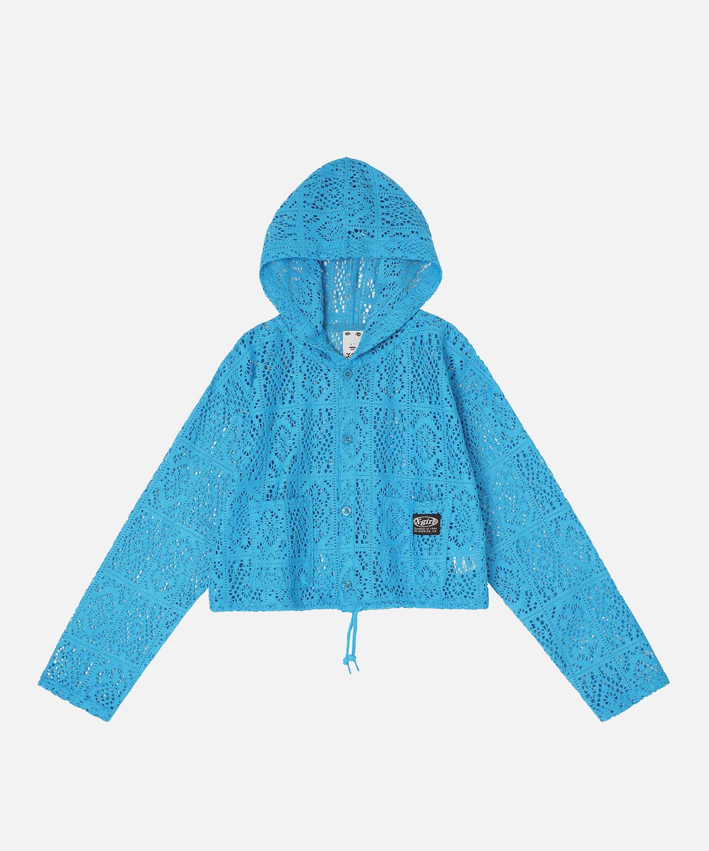 CROCHET CROPPED CARDIGAN