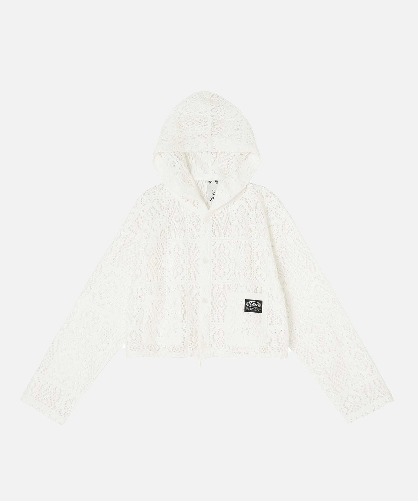 CROCHET CROPPED CARDIGAN