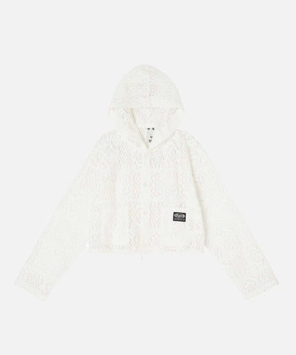 CROCHET CROPPED CARDIGAN