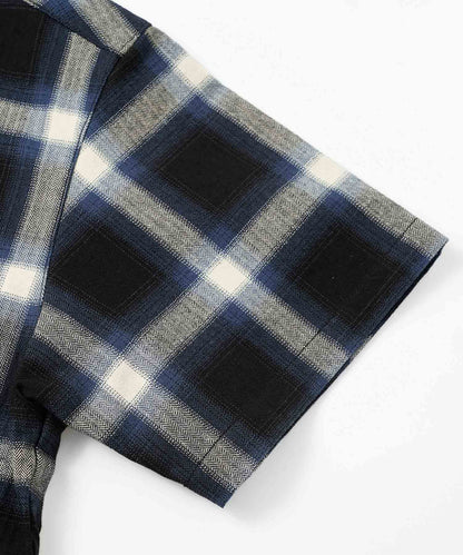 X-girl x Peels PLAID ZIP UP SHIRT