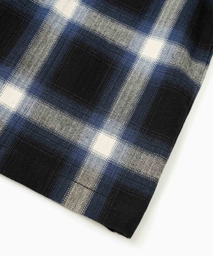 X-girl x Peels PLAID ZIP UP SHIRT