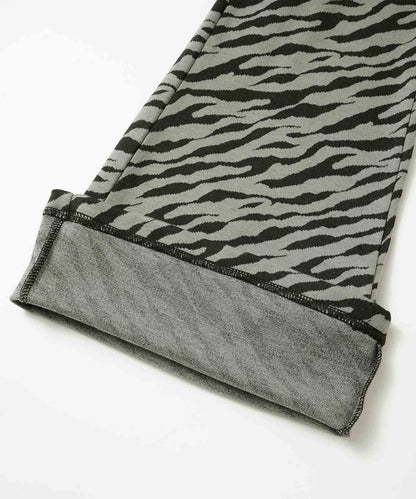 ZEBRA PATTERN FLARE PANTS