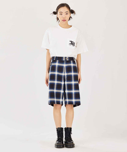 X-girl x Peels PLAID HALF PANTS