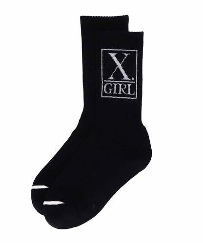 SQUARE LOGO RIB SOCKS