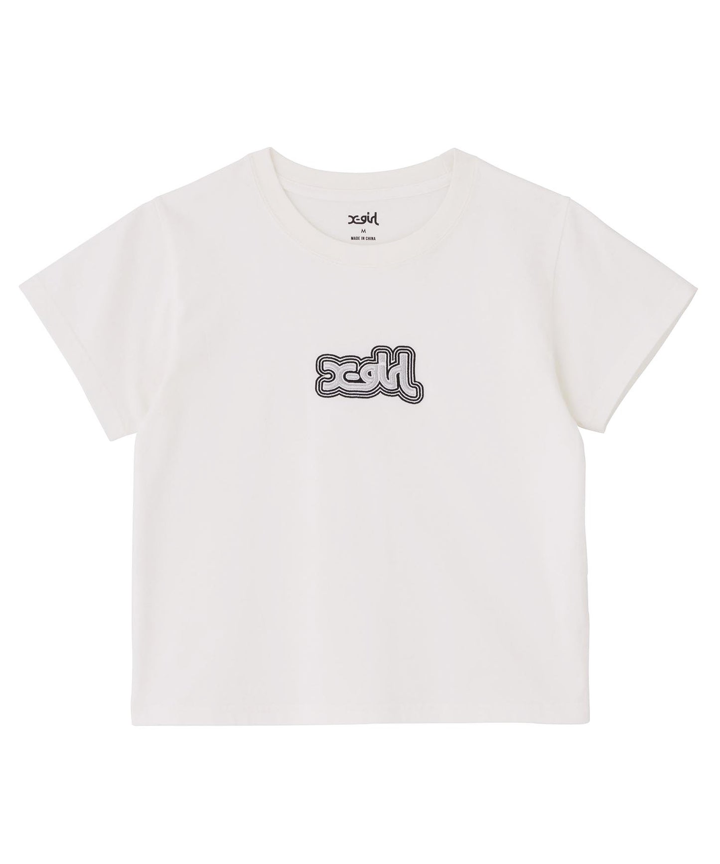 OUTLINE MILLS LOGO EMBROIDERY S/S BABY TEE