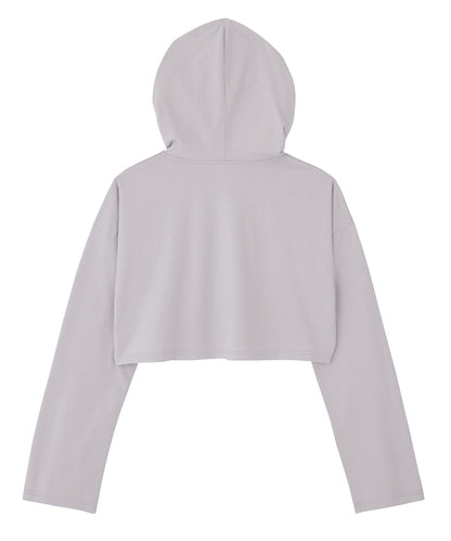 LOGO HOODED CROPPED TOP