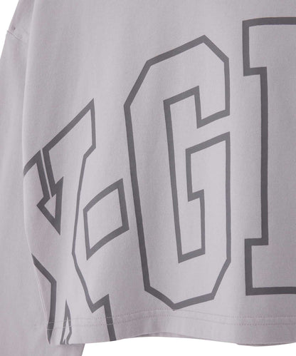 LOGO HOODED CROPPED TOP