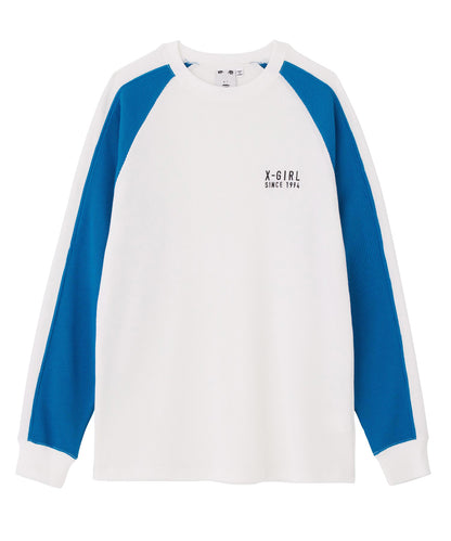 BICOLOR THERMAL L/S RAGLAN TEE