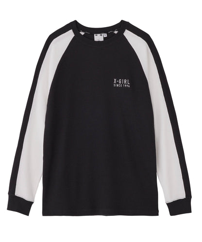 BICOLOR THERMAL L/S RAGLAN TEE