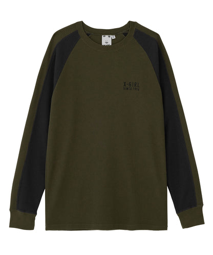 BICOLOR THERMAL L/S RAGLAN TEE