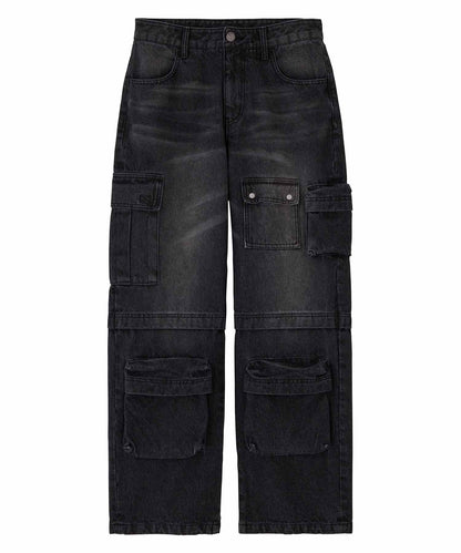 POCKET DENIM PANTS