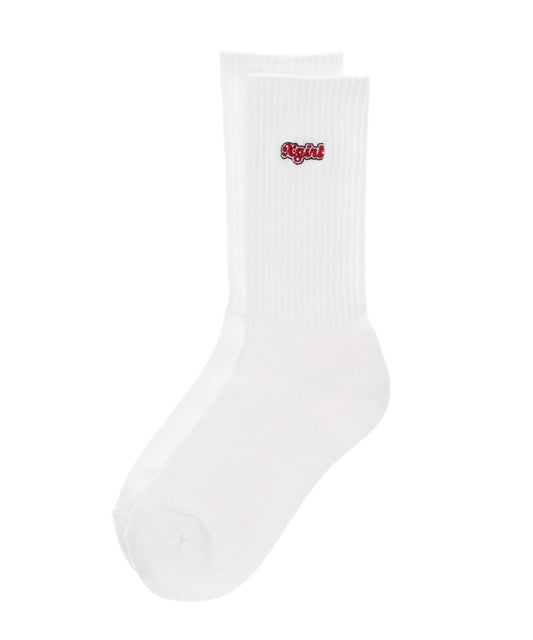 PUDGY LOGO RIB SOCKS