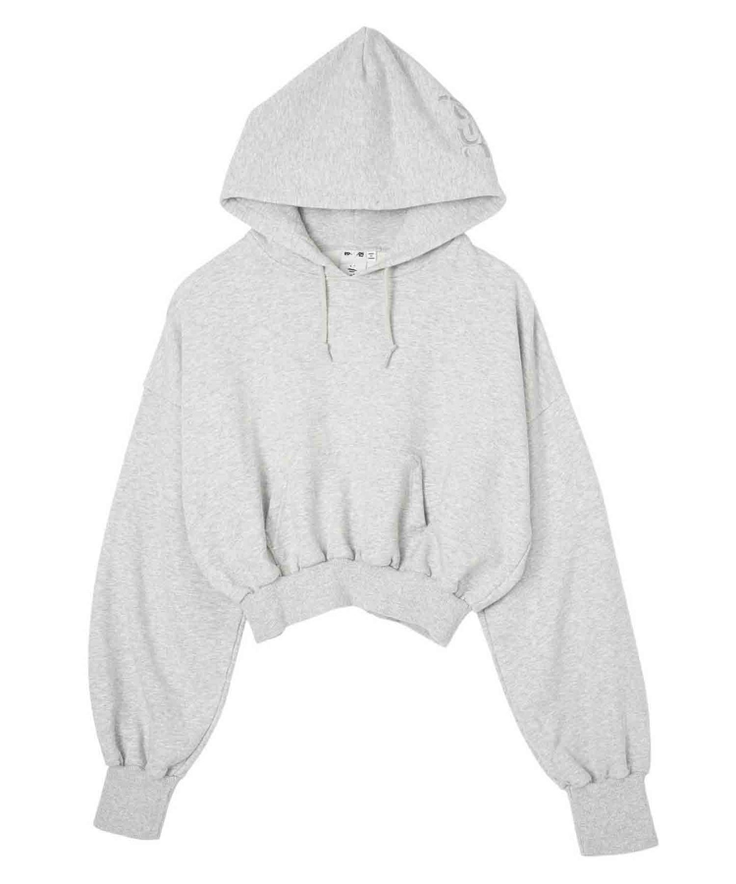 EMBROIDERED MILLS LOGO COMPACT SWEAT HOODIE