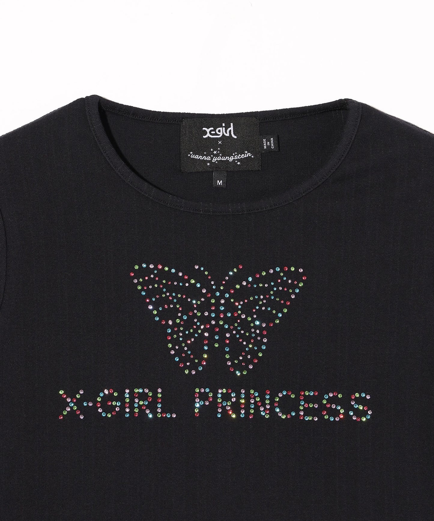 X-girl x VANNA L/S BABY TEE