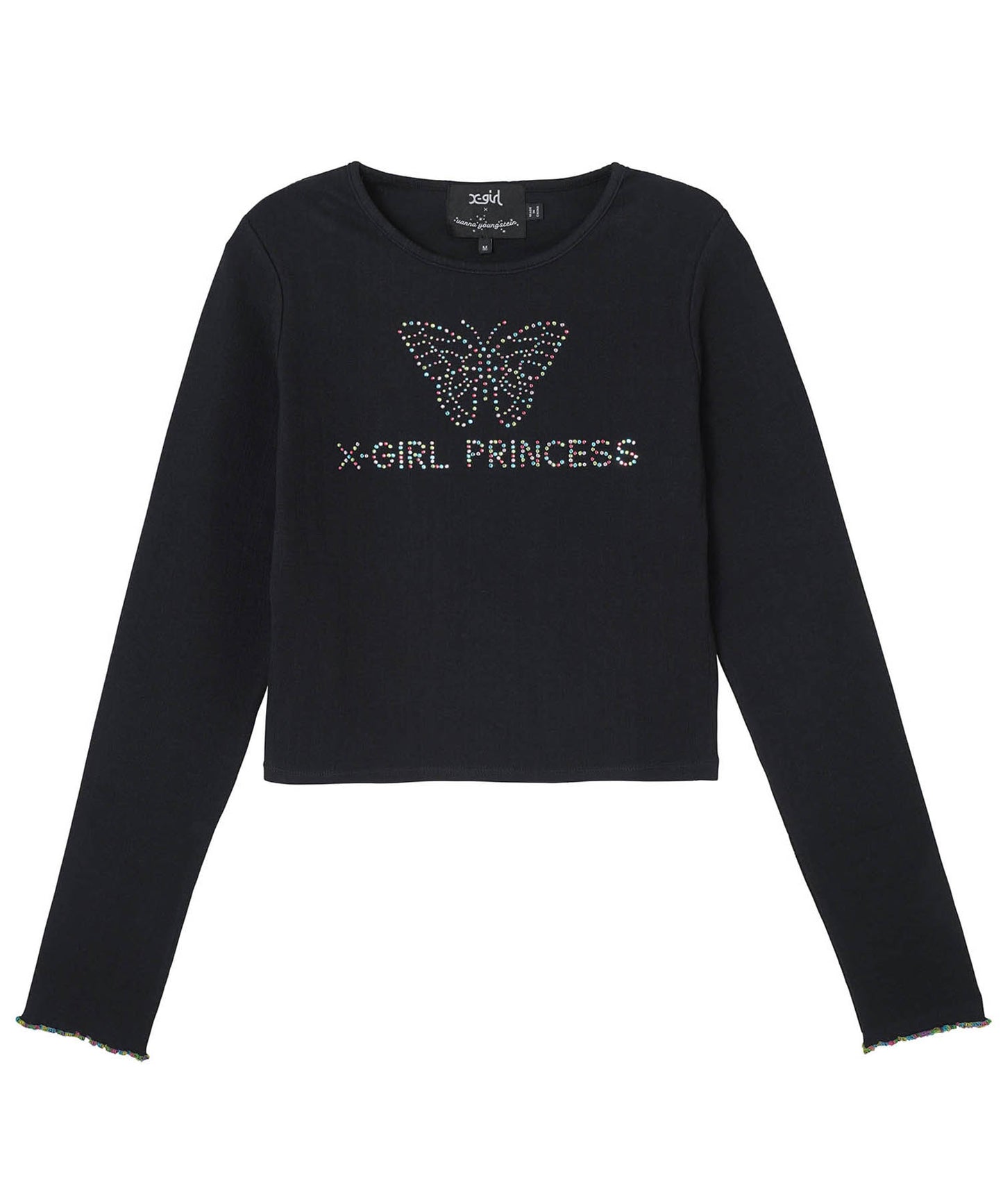 X-girl x VANNA L/S BABY TEE