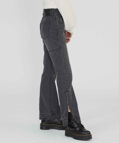 SIDE ZIP DENIM PANTS