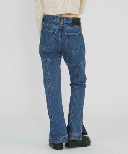 SIDE ZIP DENIM PANTS