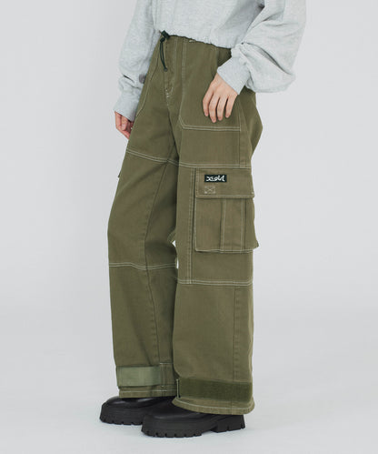 ADJUSTABLE HEM CARGO PANTS