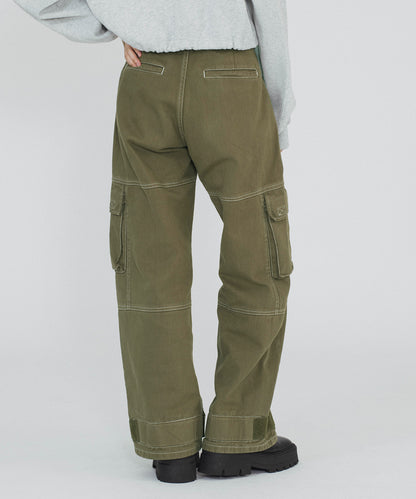 ADJUSTABLE HEM CARGO PANTS