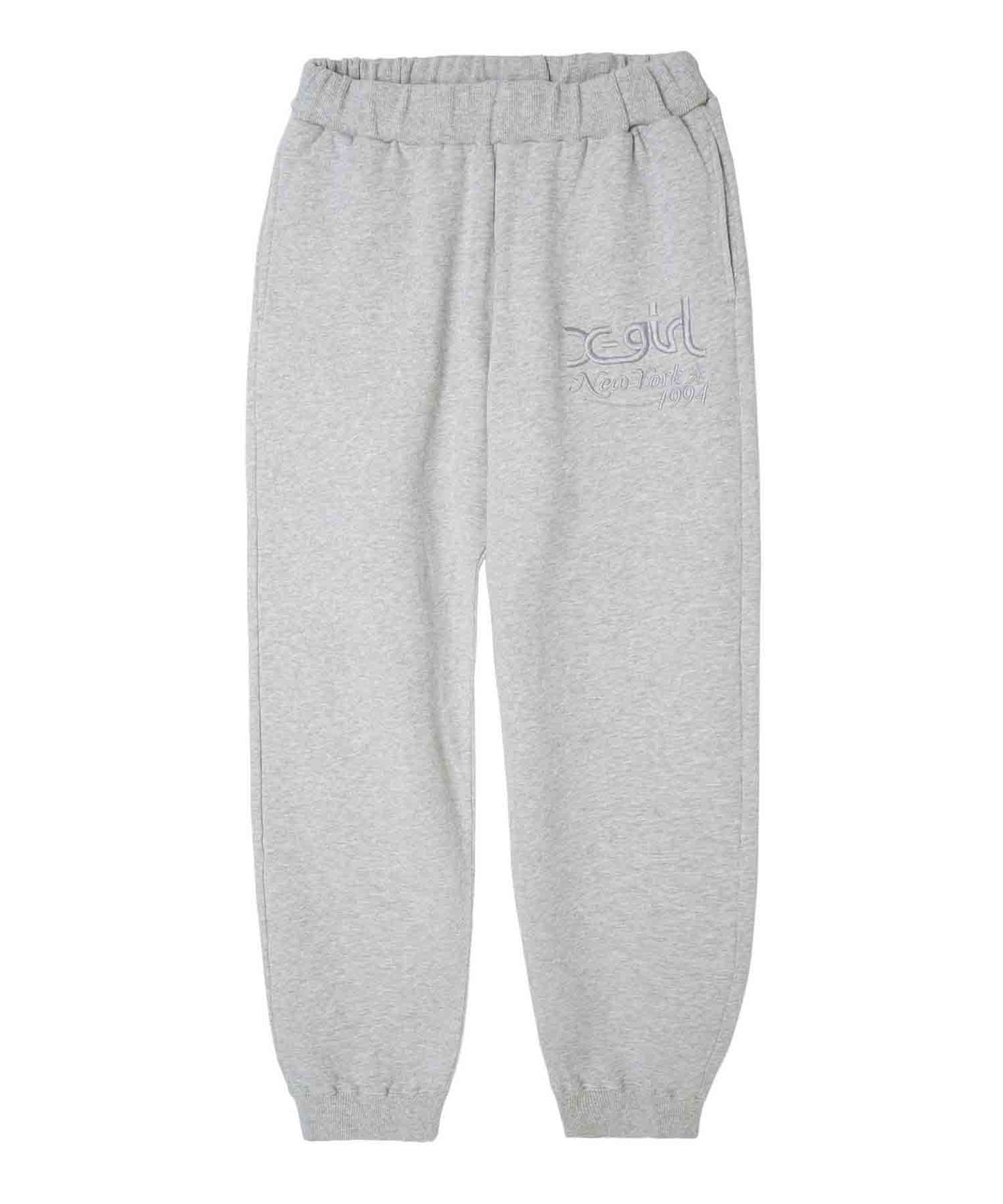 EMBROIDERED MILLS LOGO SWEAT PANTS