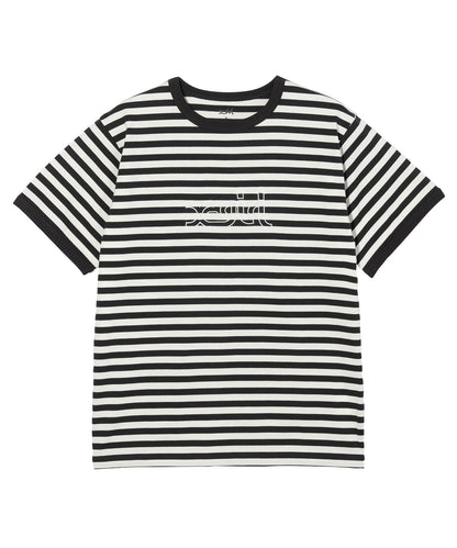 OUTLINE MILLS LOGO S/S RINGER TEE