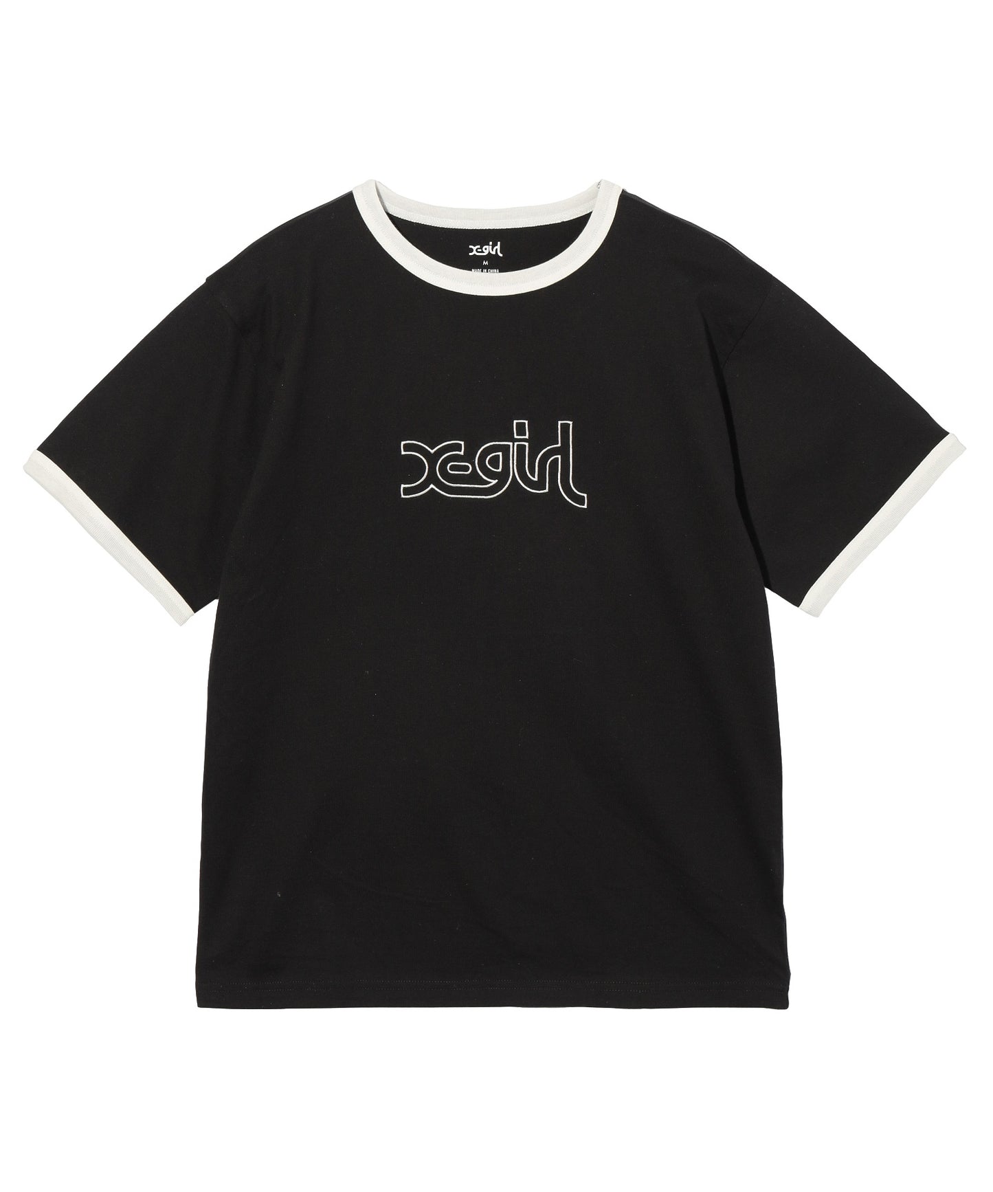 OUTLINE MILLS LOGO S/S RINGER TEE