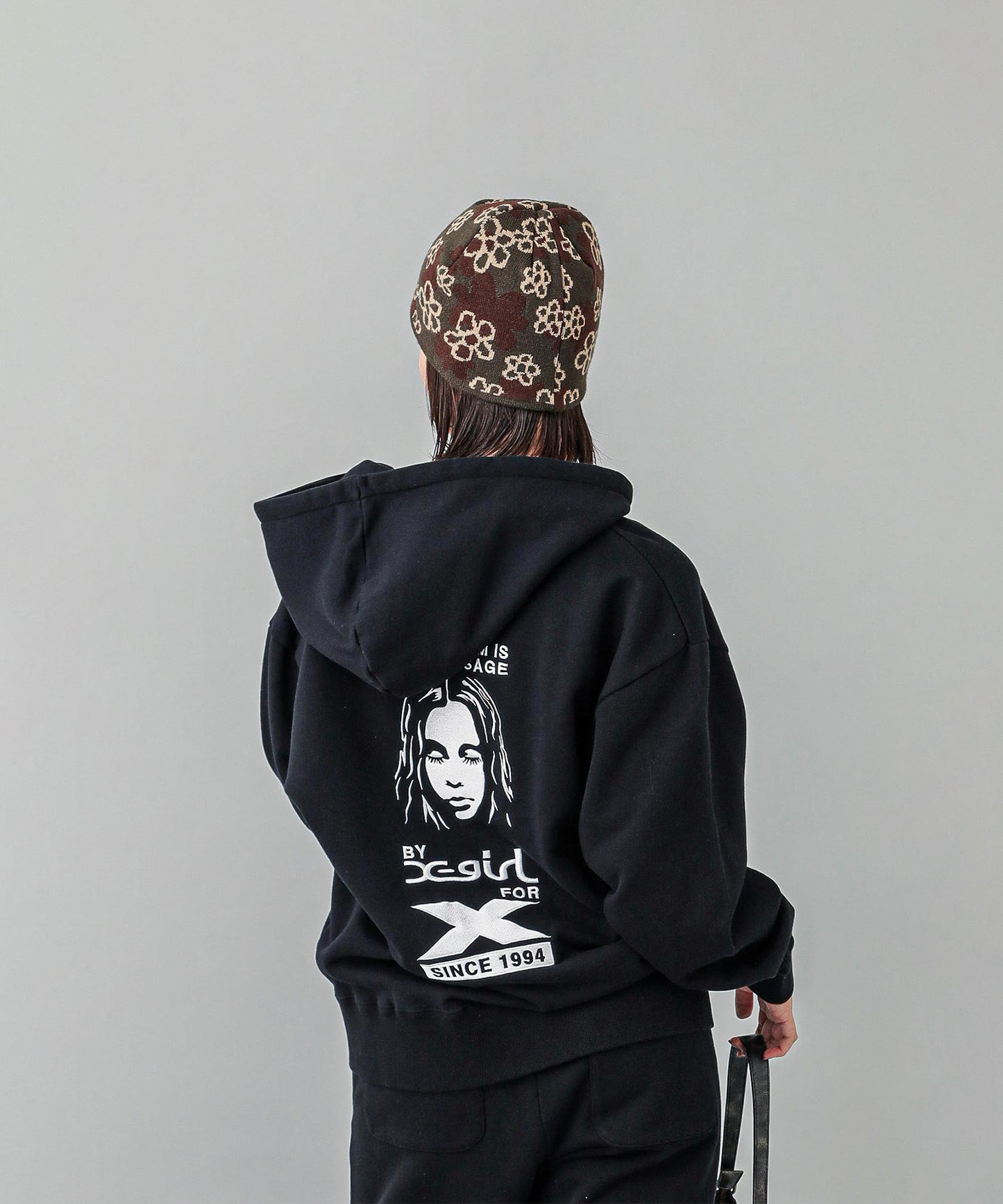 BY X-GIRL FOR X ZIP UP SWEAT HOODIE