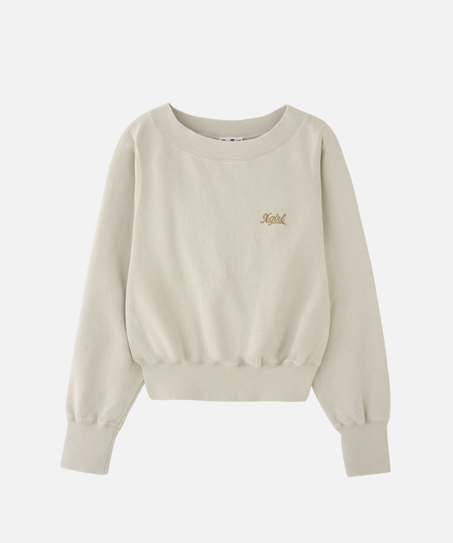 WIDE NECK SWEAT TOP
