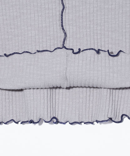 BICOLOR COMPACT PULLOVER SHIRT