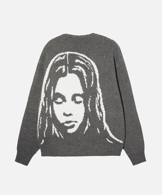 FACE KNIT CARDIGAN