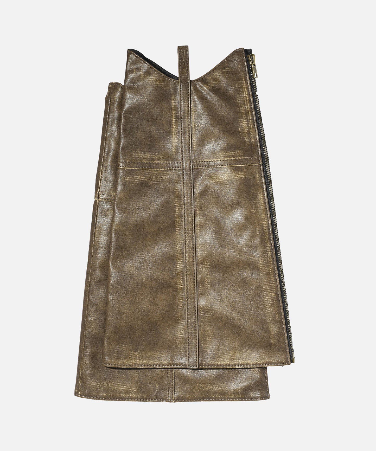 FAUX LEATHER LEG WARMER