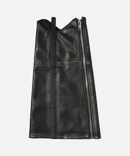 FAUX LEATHER LEG WARMER