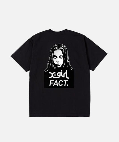 X-Girl x FACT - FACE S/S TEE