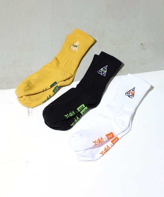 X-girl × HUF 1/4 SOCKS
