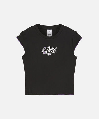 PUMA x X-girl RIBBED SLIM TEE