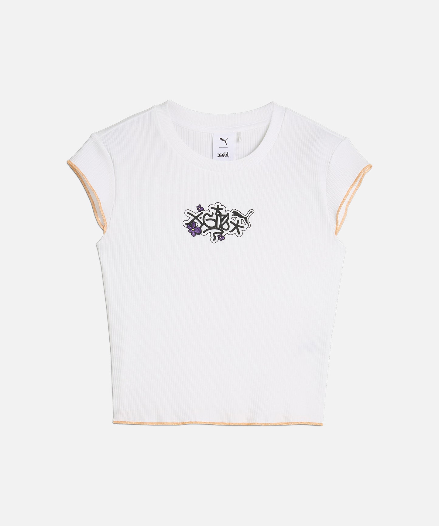 PUMA x X-girl RIBBED SLIM TEE