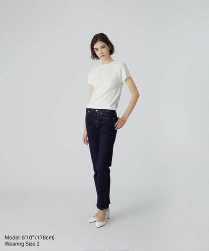 Sheer Knitted S/S Tee