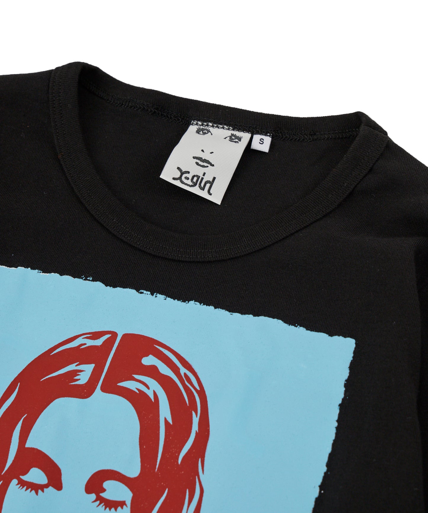 FACE POSTER L/S FITTED TEE