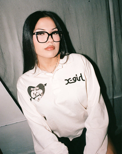 PUPPY LOVE L/S POLO SHIRT