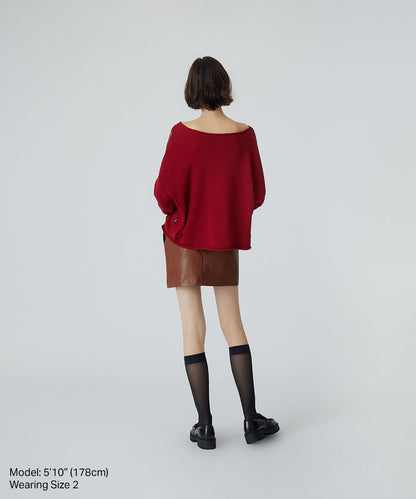Distressed Knitted Sweater